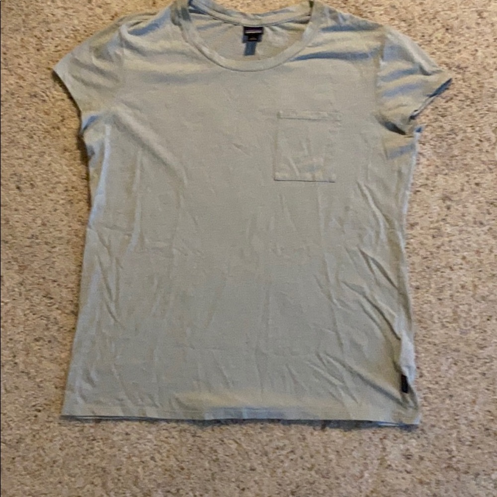 Light green Patagonia pocket tee